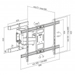 LogiLink Väggfäste TV 43-90 LogiLink Väggfäste TV 43-90