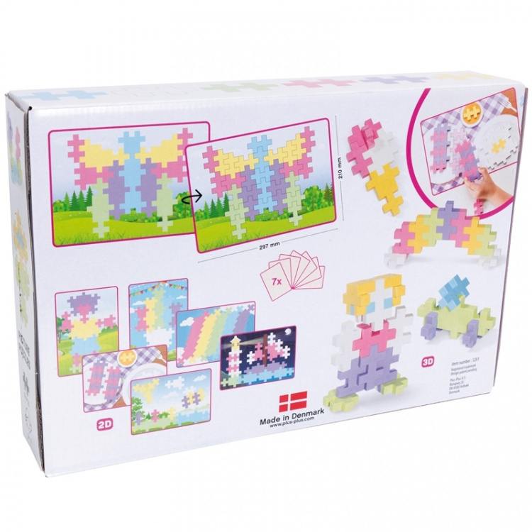 Plus-Plus Big Picture Puzzel Pastel/60 p Plus-Plus Big Picture Puzzel Pastel/60 p