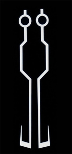 Ljusstripes till motorcykelhjälm, Vitt ljus Ljusstripes till motorcykelhjälm, Vitt ljus