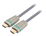Höghastighets HDMI-kabel med Ethernet, HDMI till HDMI, 2m