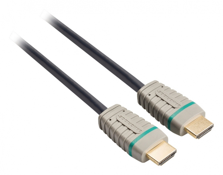 Höghastighets HDMI-kabel med Ethernet, HDMI till HDMI, 2m