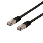 DELTACO S/FTP Cat6 patchkabel, 20m, 250MHz, Delta-certifierad, LSZH, svart DELTACO S/FTP Cat6 patchkabel, 20m, 250MHz, Delta-certifierad, LSZH, svart