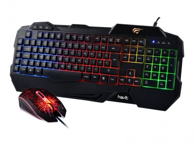Havit 2-i-1 Gaming-tangentbord och gaming-mus