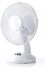 Nedis Bordsfläkt | 23 cm diameter | 3 hastigheter | Oscillerande | Vit
