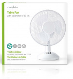 Nedis Bordsfläkt | 23 cm diameter | 3 hastigheter | Oscillerande | Vit