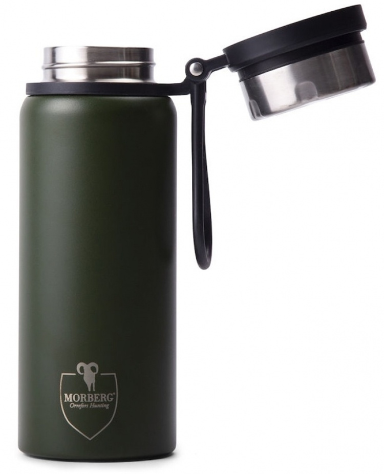 Morberg Orrefors Hunting Termosmugg 75cl, Svart