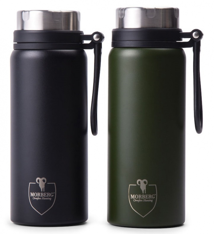 Morberg Orrefors Hunting Termosmugg 75cl, Svart