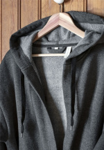 Kosta Linnewäfveri Badrock College, Grafitgrå, XXL Kosta Linnewäfveri Badrock College, Grafitgrå, XXL