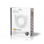 Nedis CAT6 Nätverkskabel | RJ45 hane | RJ45 hane | S/FTP | 20.0 m | Rund | LSZH / PVC | Vit | Kartong med fönster Nedis CAT6 Nätverkskabel | RJ45 hane | RJ45 hane | S/FTP | 20.0 m | Rund | LSZH / PVC | Vit | Kartong med fönster