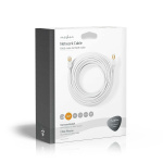 Nedis CAT6 Nätverkskabel | RJ45 hane | RJ45 hane | S/FTP | 20.0 m | Rund | LSZH / PVC | Vit | Kartong med fönster Nedis CAT6 Nätverkskabel | RJ45 hane | RJ45 hane | S/FTP | 20.0 m | Rund | LSZH / PVC | Vit | Kartong med fönster
