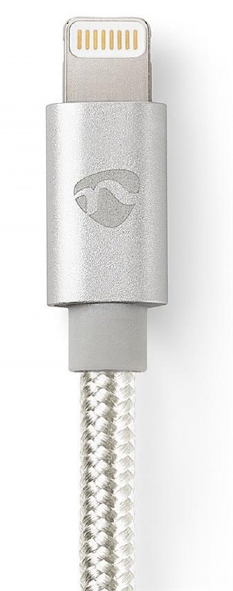 Nedis Lightning Kabel | USB 2.0 | Apple Lightning, 8-stifts | USB-A Hane | 480 Mbps | Guldplaterad | 3.00 m | Rund | Flätad / Nylon | Aluminium | Kartong med täckt fönster