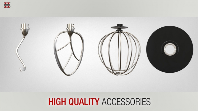 Herzberg HG-5029, Köksmaskin 1200W, Grå