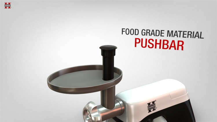 Herzberg HG-5029, Köksmaskin 1200W, Grå