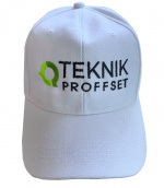 Vit keps med Teknikproffset logo Vit keps med Teknikproffset logo