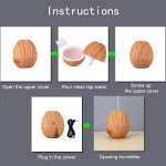 Luftfuktare i trädesign, Ljust trä Luftfuktare i trädesign, Ljust trä