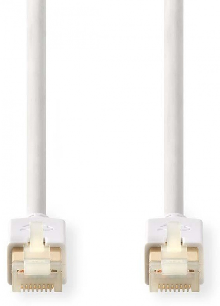 Nedis CAT6 Nätverkskabel | RJ45 hane | RJ45 hane | S/FTP | 3.00 m | Rund | LSZH / PVC | Vit | Kartong med fönster