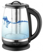 Camry CR 1290 Vattenkokare glas 2,0 l - med temp. kontroll och tebryggare