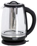 Camry CR 1290 Vattenkokare glas 2,0 l - med temp. kontroll och tebryggare