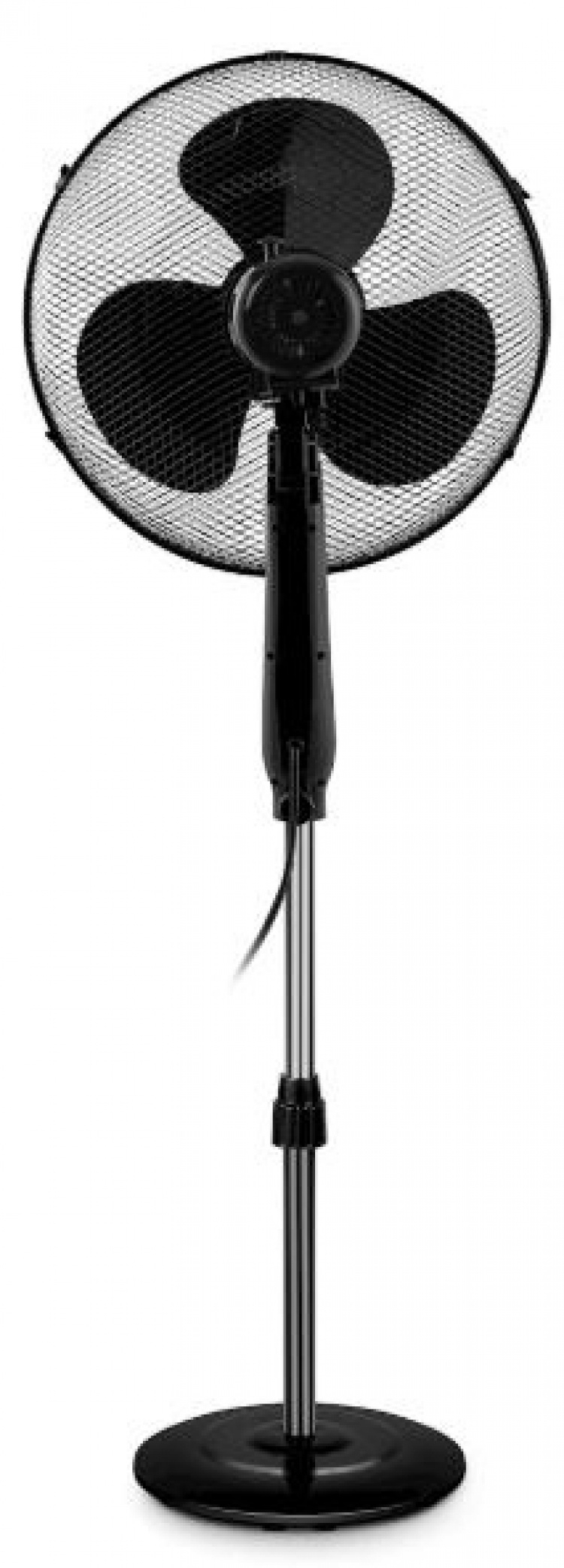 Oscillerande golvfläkt med 3 hastigheter, Svart Oscillerande golvfläkt med 3 hastigheter, Svart