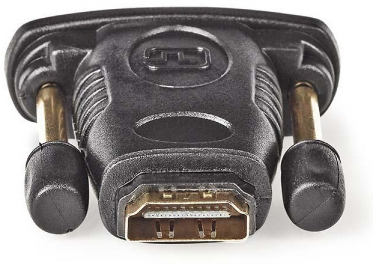 DVI - HDMI-adapter DVI-hane - HDMI-ingång, Svart