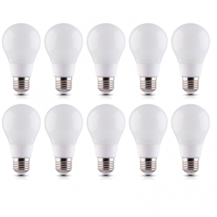 LED-lampa E27 10W 230V 6000K 10-pack, Kallvit