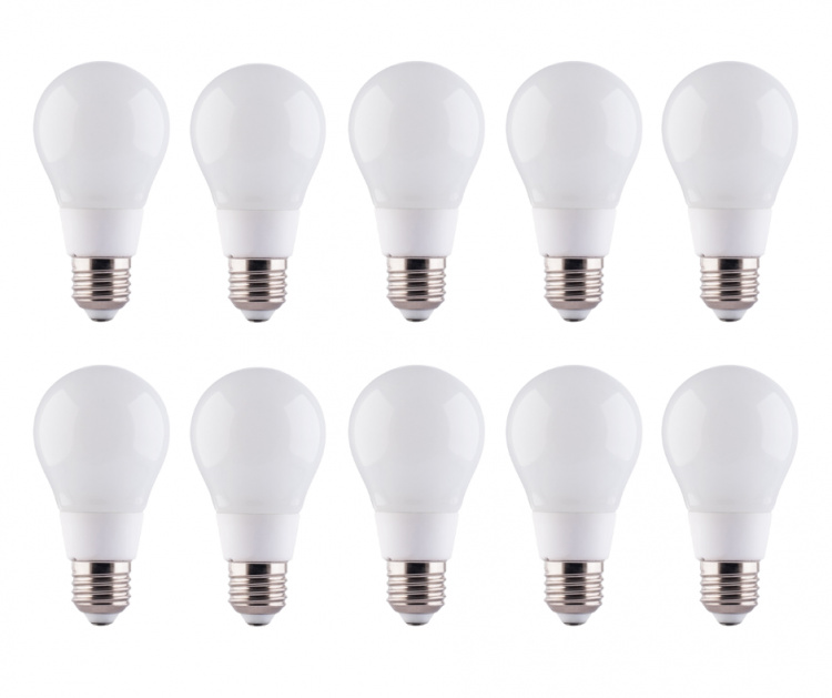 LED-lampa E27 8W 230V 4500K 10-pack, Vit neutral LED-lampa E27 8W 230V 4500K 10-pack, Vit neutral
