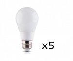 LED-lampa E27 8W 230V 6000K 5-pack, Kallvit LED-lampa E27 8W 230V 6000K 5-pack, Kallvit