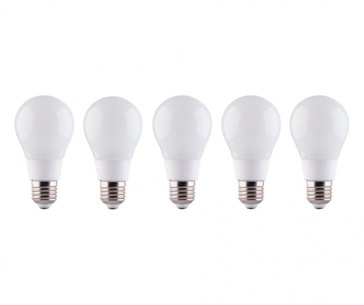 LED-lampa E27 8W 230V 6000K 5-pack, Kallvit LED-lampa E27 8W 230V 6000K 5-pack, Kallvit