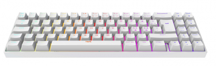 Havit Mekaniskt Gamingtangentbord med bakgrundsbelysning, Vit Havit Mekaniskt Gamingtangentbord med bakgrundsbelysning, Vit