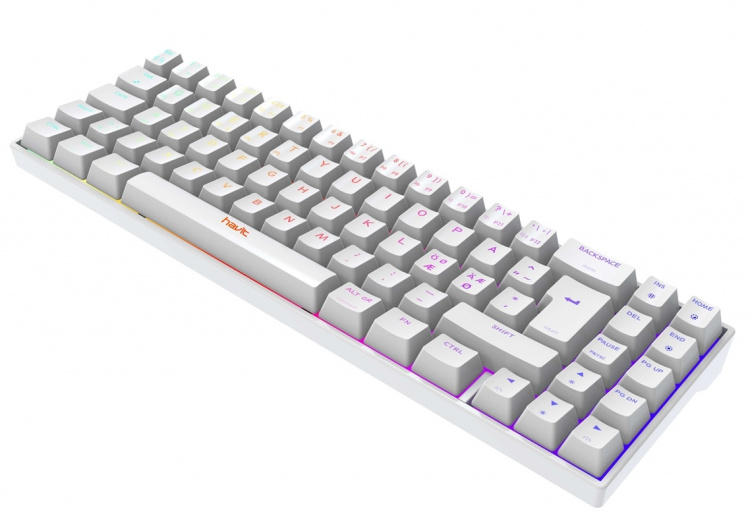 Havit Mekaniskt Gamingtangentbord med bakgrundsbelysning, Vit Havit Mekaniskt Gamingtangentbord med bakgrundsbelysning, Vit