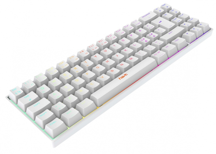 Havit Mekaniskt Gamingtangentbord med bakgrundsbelysning, Vit Havit Mekaniskt Gamingtangentbord med bakgrundsbelysning, Vit