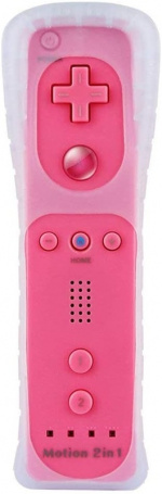 Remote Plus + Nunchuck kompatibel med Wii-Wii U, Rosa Remote Plus + Nunchuck kompatibel med Wii-Wii U, Rosa