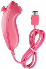 Remote Plus + Nunchuck kompatibel med Wii-Wii U, Rosa Remote Plus + Nunchuck kompatibel med Wii-Wii U, Rosa