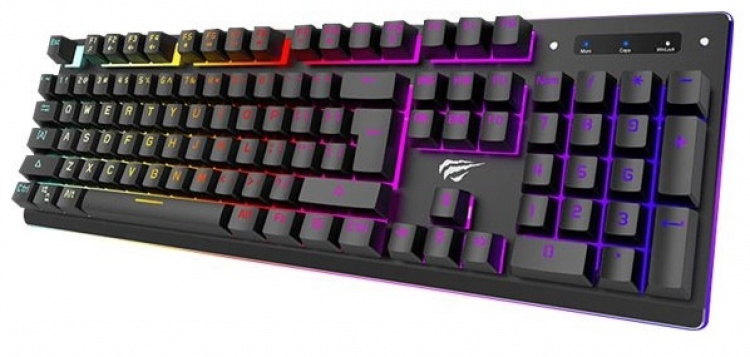 Havit HV-KB391L Semi-Mekaniskt tangentbord med RGB Havit HV-KB391L Semi-Mekaniskt tangentbord med RGB