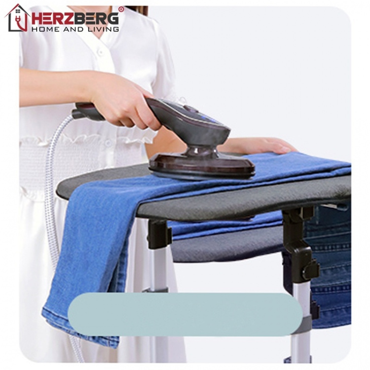 Herzberg Multi-funktions Strykjärn/Steamer med ångstation