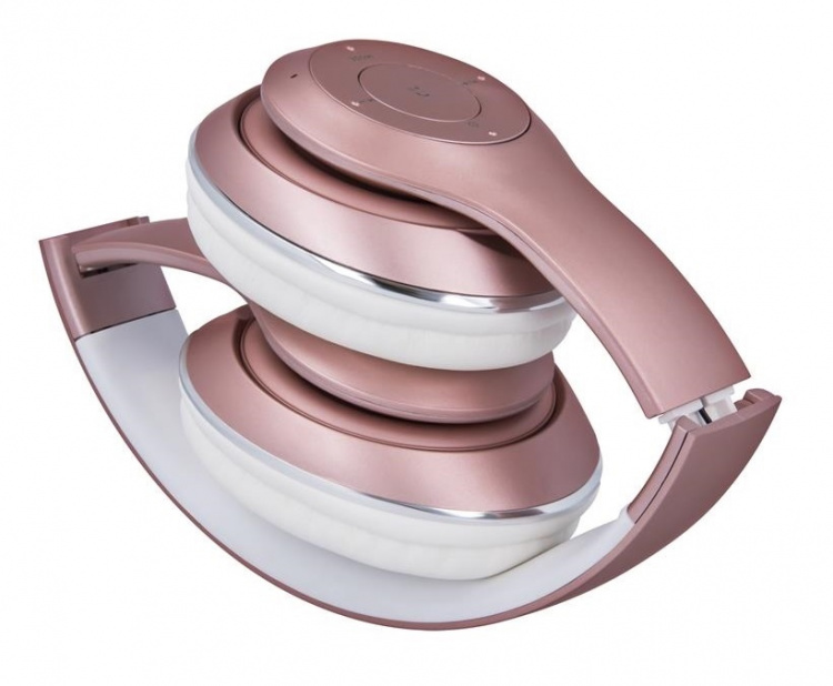 Forever Music Soul BHS-300, trådlösa hörlurar, rosa,