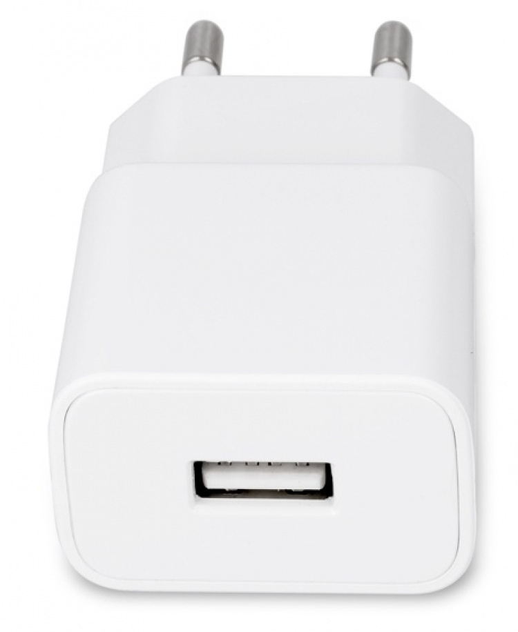 Maxlife USB-snabbladdare + USB-C kabel, vit (2,1A)