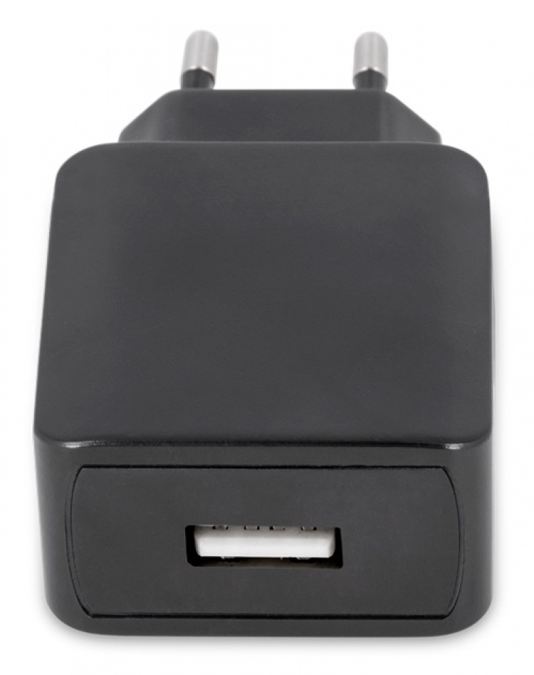 Maxlife USB-snabbladdare MXTC-01, med fast Charge, 2,1A, svart