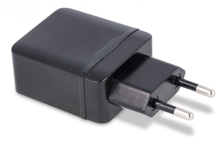 Maxlife USB-snabbladdare MXTC-01, med fast Charge, 2,1A, svart