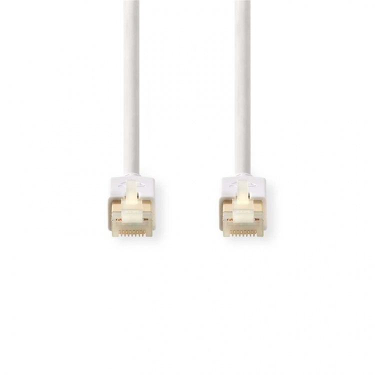 Nedis CAT6 Nätverkskabel | RJ45 hane | RJ45 hane | F/UTP | 5.00 m | Rund | LSZH / PVC | Vit | Kartong med fönster Nedis CAT6 Nätverkskabel | RJ45 hane | RJ45 hane | F/UTP | 5.00 m | Rund | LSZH / PVC | Vit | Kartong med fönster