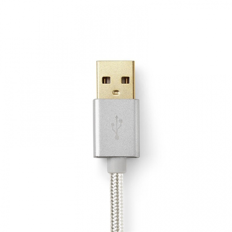 USB-A hane 2.0 till microUSB | Guldpläterad, 2.0 m USB-A hane 2.0 till microUSB | Guldpläterad, 2.0 m