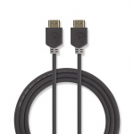 Nedis High Speed HDMI ™ kabel med Ethernet | HDMI™ Kontakt | HDMI™ Kontakt | 4K@60Hz | ARC | 18 Gbps | 0.50 m | Rund | PVC | Antracit | Låda Nedis High Speed HDMI ™ kabel med Ethernet | HDMI™ Kontakt | HDMI™ Kontakt | 4K@60Hz | ARC | 18 Gbps | 0.50 m | Rund | PVC | Antracit | Låda