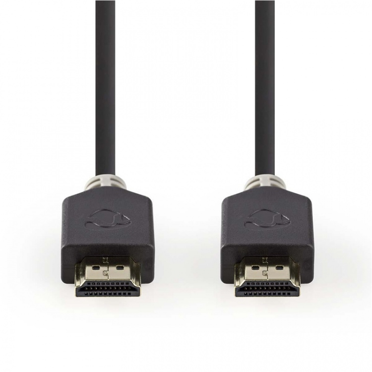 Nedis High Speed HDMI ™ kabel med Ethernet | HDMI™ Kontakt | HDMI™ Kontakt | 4K@60Hz | ARC | 18 Gbps | 0.50 m | Rund | PVC | Antracit | Låda Nedis High Speed HDMI ™ kabel med Ethernet | HDMI™ Kontakt | HDMI™ Kontakt | 4K@60Hz | ARC | 18 Gbps | 0.50 m | Rund | PVC | Antracit | Låda