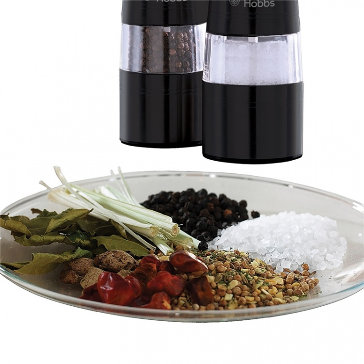 Russell Hobbs Salt&Pepparkvarn Keramisk Stålverk svart stål