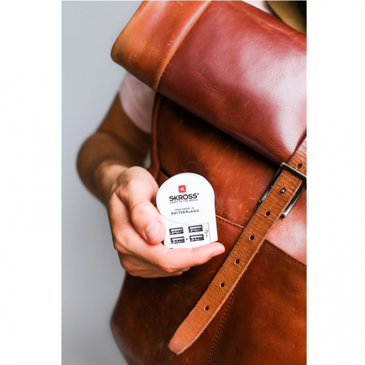 SKROSS 4-Port USB-laddare EU SKROSS 4-Port USB-laddare EU