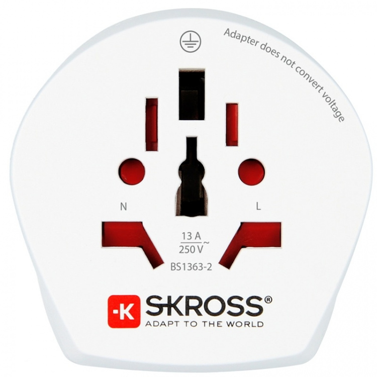 SKROSS El-Adapter Combo Danmark & Europa