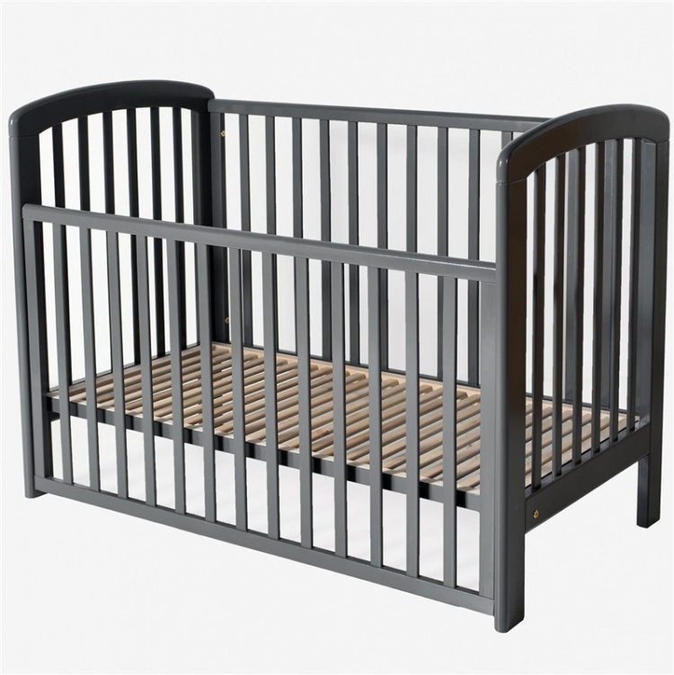 Troll Spjälsäng Lux Seal grey