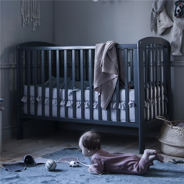 Troll Spjälsäng Lux Seal grey