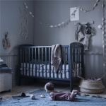 Troll Spjälsäng Lux Seal grey