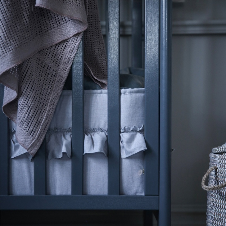 Troll Spjälsäng Lux Seal grey